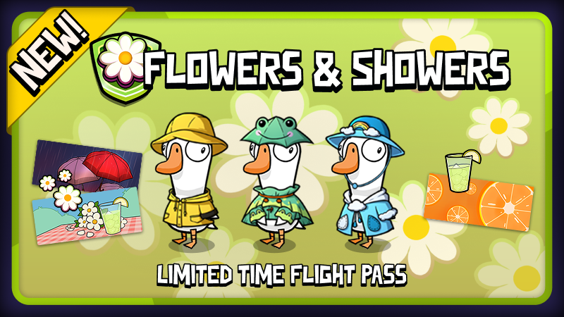 Flight Pass: Now Boarding Flowers & Showers!