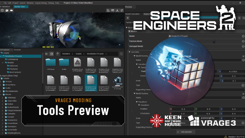 Space Engineers 2: VRAGE3 Modding Tools Preview