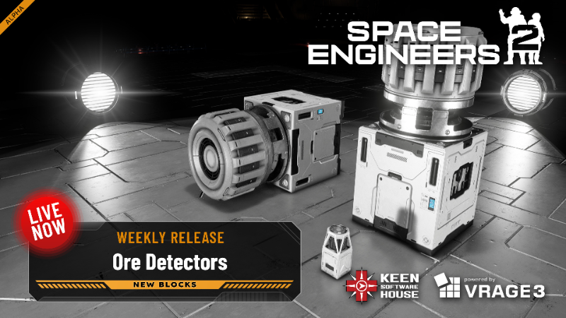 Weekly Release: Large & Small Ore Detector, Dev Diary