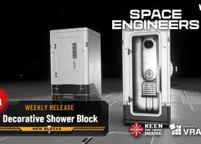 Space Engineers 2 Weekly Release: Decorative Shower Block